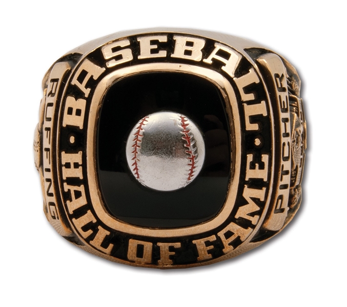 RED RUFFINGS 1967 NATIONAL BASEBALL HALL OF FAME INDUCTION RING (RUFFING FAMILY LOA)
