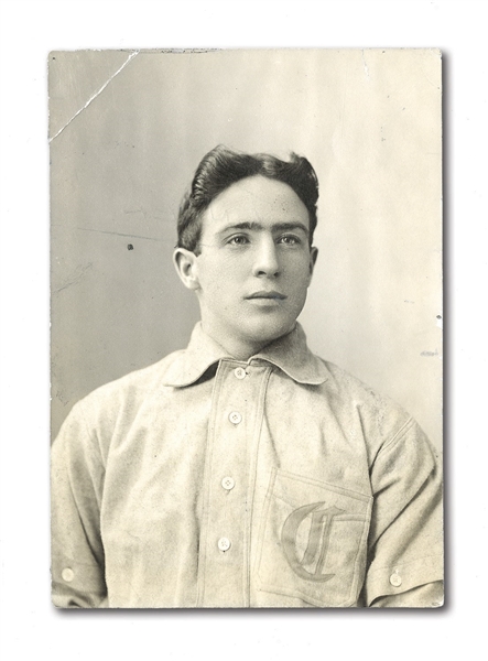 C. 1906 JOE TINKER PORTRAIT PHOTOGRAPH BY CARL HORNER – IMAGE USED FOR T206 PORTRAIT CARD
