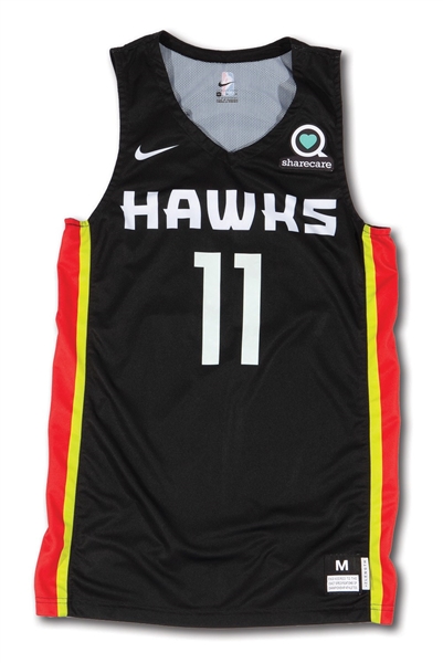 2018 TRAE YOUNG ATLANTA HAWKS SUMMER LEAGUE GAME WORN JERSEY – HIS FIRST PRO JERSEY (YOUNG LOA)