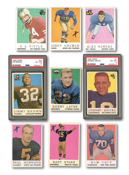 1959 TOPPS FOOTBALL COMPLETE SET OF (176)