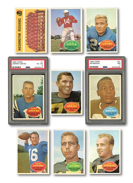 1960 TOPPS FOOTBALL COMPLETE SET OF (132)