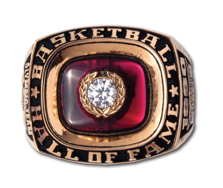 OSCAR ROBERTSONS 1960 OLYMPIC TEAM HALL OF FAME INDUCTION RING (ROBERTSON COLLECTION)