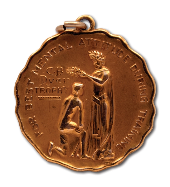 OSCAR ROBERTSONS BEST MENTAL ATTITUDE DURING TRAINING MEDAL (ROBERTSON COLLECTION)