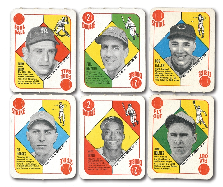 1951 TOPPS RED BACKS COMPLETE SET OF (52)