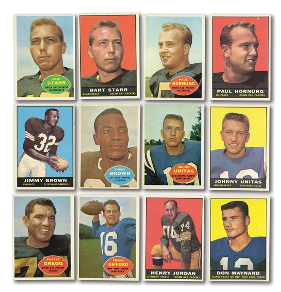 1960 AND 1961 TOPPS FOOTBALL COMPLETE SETS