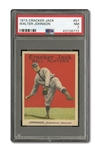 1915 CRACKER JACK #57 WALTER JOHNSON PSA NM 7