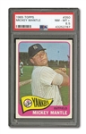 1965 TOPPS #350 MICKEY MANTLE PSA NM-MT+ 8.5