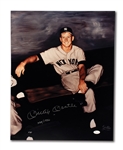 MICKEY MANTLE AUTOGRAPHED LARGE FORMAT (16x20) LIMITED EDITION RAY GALLO PHOTO PRINT