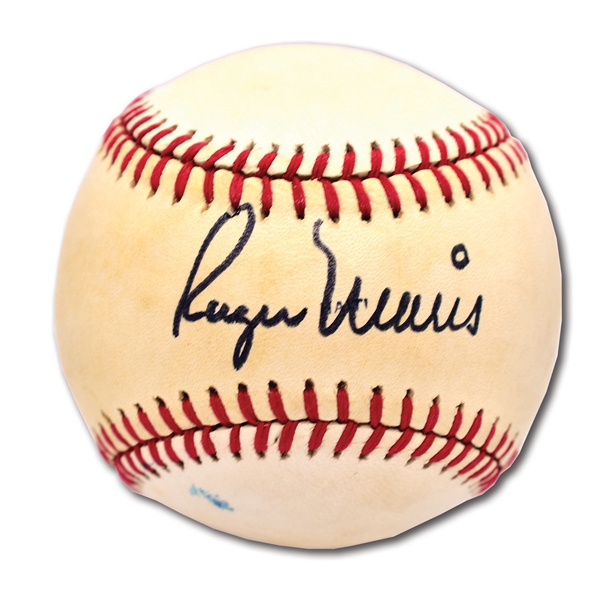ROGER MARIS SINGLE SIGNED OFFICIAL 1980 ALL-STAR GAME (KUHN) BASEBALL WITH HIGH-GRADE AUTO.