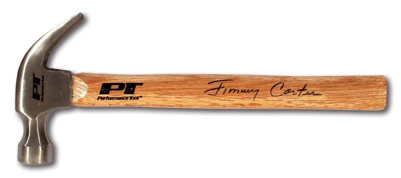 JIMMY CARTER AUTOGRAPHED HAMMER