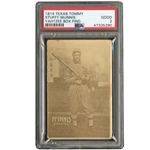 1914 TEXAS TOMMY E224 STUFFY McINNIS (TYPE 1) PSA GD 2 - ONLY KNOWN EXAMPLE! (YAHTZEE BOX FIND)
