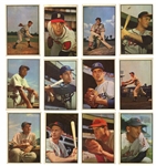 1953 BOWMAN COLOR COMPLETE SET OF (160) WITH PSA GRADED #59 MICKEY MANTLE & TWO OTHERS