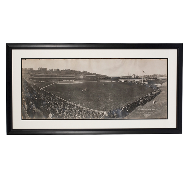 5/20/1905 NEW YORK GIANTS VS. PITTSBURGH PIRATES (POLO GROUNDS) ENORMOUS PANORAMIC PHOTOGRAPH (46" x 19") BY GEORGE LAWRENCE