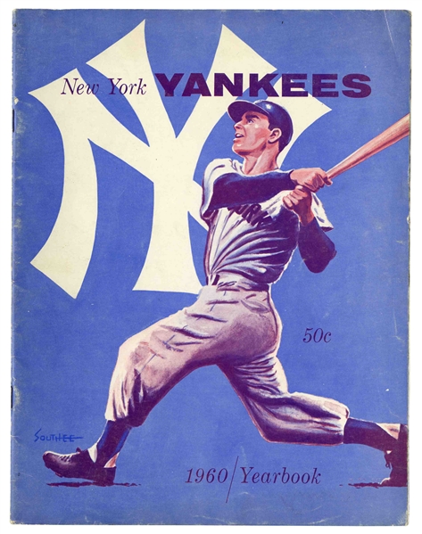 COMPLETE RUN OF 1960-69 NEW YORK YANKEES YEARBOOKS (11 TOTAL) - TWO 64 VERSIONS