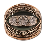 RAY NITSCHKES 1967 GREEN BAY PACKERS SUPER BOWL II WORLD CHAMPIONS 14K GOLD RING (NITSCHKE FAMILY LOA)