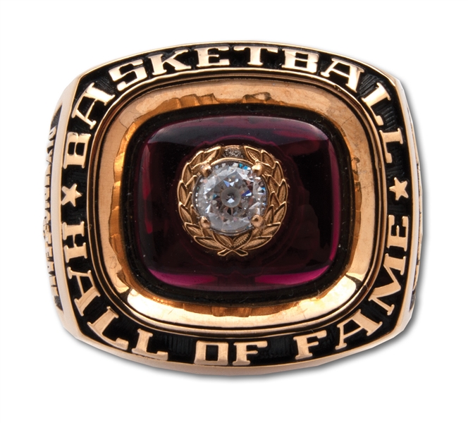 LENNY WILKENS 2010 NAISMITH HALL OF FAME INDUCTION RING AS MEMBER OF 1992 OLYMPIC "DREAM TEAM" - ONLY PLAYER/COACH VERSION EVER OFFERED! (WILKENS LOA)