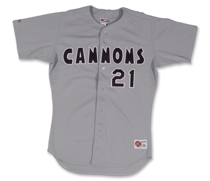 2000 ALBERT PUJOLS POTOMAC CANNONS (A) MINOR LEAGUE GAME WORN JERSEY ORIGINALLY SOURCED FROM TEAM