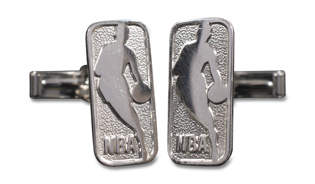 2008 NBA ALL-STAR CUFFLINKS 14K GOLD AND STERLING SILVER