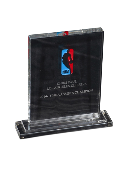 2014-15 CHRIS PAUL LOS ANGELES CLIPPERS 2014-15 NBA ASSISTS CHAMPION AWARD