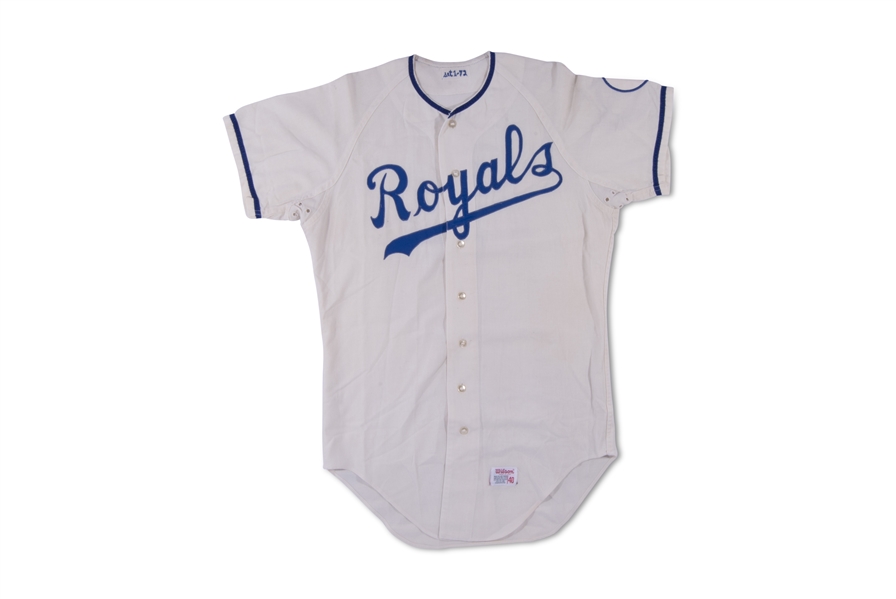 1972 COOKIE ROJAS KANSAS CITY ROYALS GAME WORN JERSEY - IN 72 ROJAS WAS A.L. ALL-STAR, HOMERED IN ALL-STAR GAME