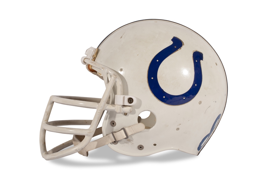 C. EARLY 1980S BALTIMORE COLTS GAME USED HELMET ATTRIBUTED TO HERB ORVIS