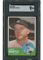1963 Topps #200 Mickey Mantle - SGC MINT 9