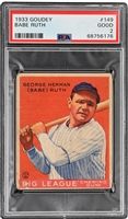 1933 Goudey #149 Babe Ruth (Hobby Fresh) - PSA GD 2