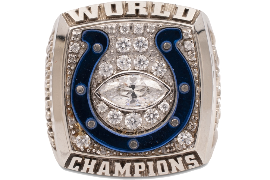 2006 Indianapolis Colts Super Bowl XLI Champions 10K Gold Ring