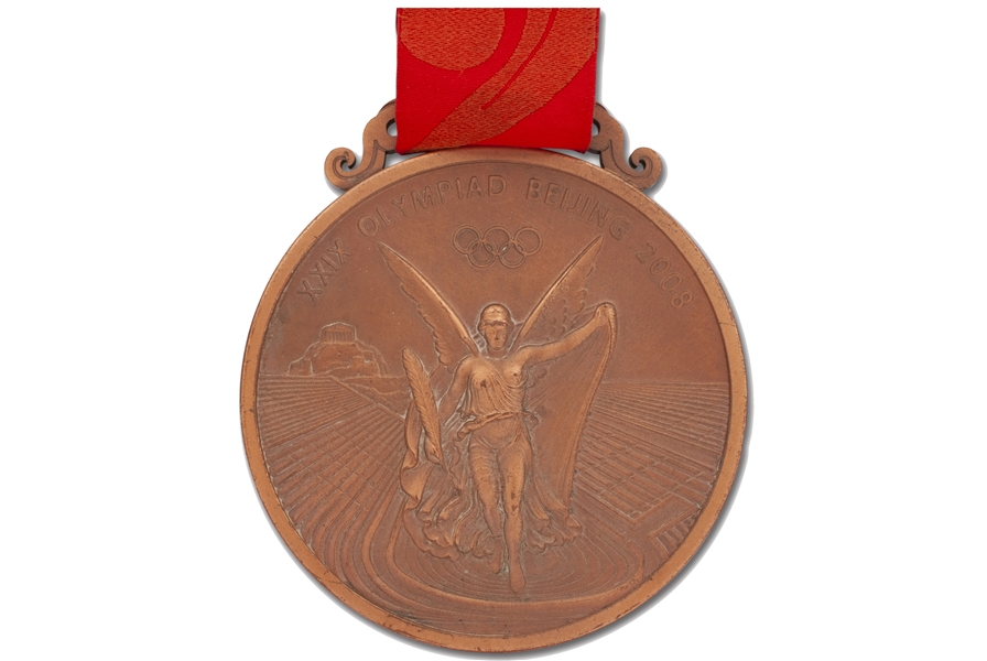 2008 Beijing Summer Olympics Bronze Winners Medal Awarded to Ukrainian Yuriy Cheban for 500m Canoe Sprint - Proceeds to Benefit Ukraine War Efforts (Cheban LOA)