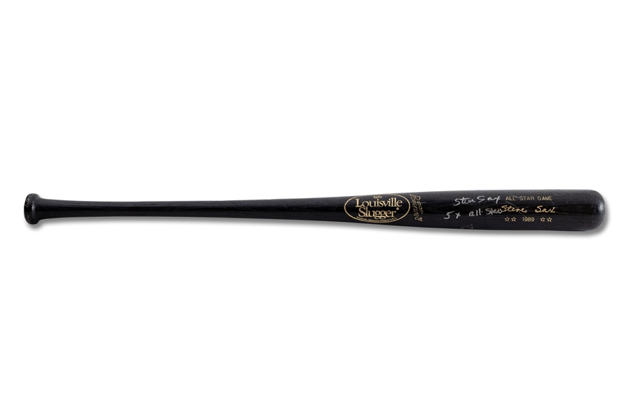 Steve Saxs Signed & Inscribed 1989 MLB All-Star Game Used Louisville Slugger Pro Model Bat – Sax Collection, PSA/DNA COA