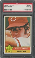 1976 Topps #240 Pete Rose – PSA Mint 9 (Only Three Higher)