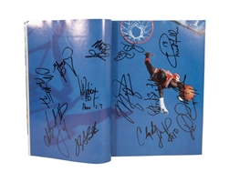 Christian Laettners 1992 Barcelona Summer Olympics Official Program Signed by All 12 USA Basketball "Dream Team" Members – PSA/DNA LOA, Laettner Collection