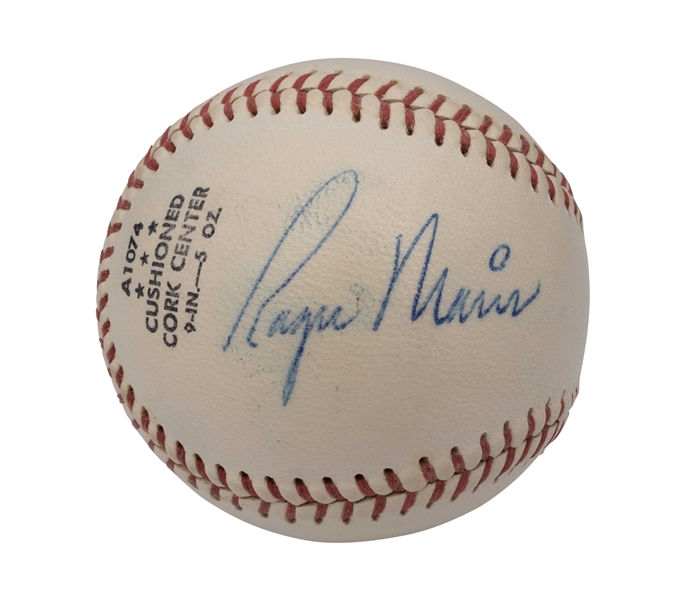 C. 1960’s Roger Maris Single Signed Wilson Baseball – PSA/DNA 7 Auto.