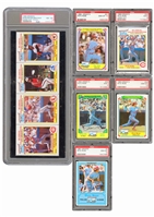 1981-84 and 1986 Drakes Lot of (6) Pete Rose Cards with Three PSA Gem Mint 10 & Two PSA Mint 9
