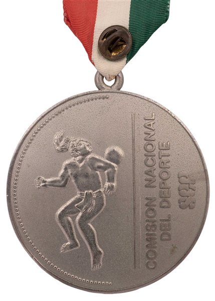 Christian Laettners 1989 USA Basketball Tournament of the Americas (Mexico City) 2nd Place Silver Medal – Laettner Collection