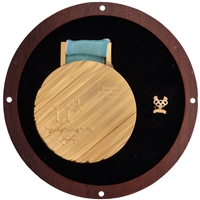 2018 PyeongChang Gold Winners Medal, Diploma, Athlete ID, Mascot & Event-Worn Shirt from Oleksandr Abramenko of Ukraine – Historic 1st Place Finish in Mens Freestyle Skiing Aerials -- Abramenko LOA
