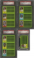 1981 Topps Scratch-Offs Lot of (4) Pete Rose Cards – All PSA Mint 9