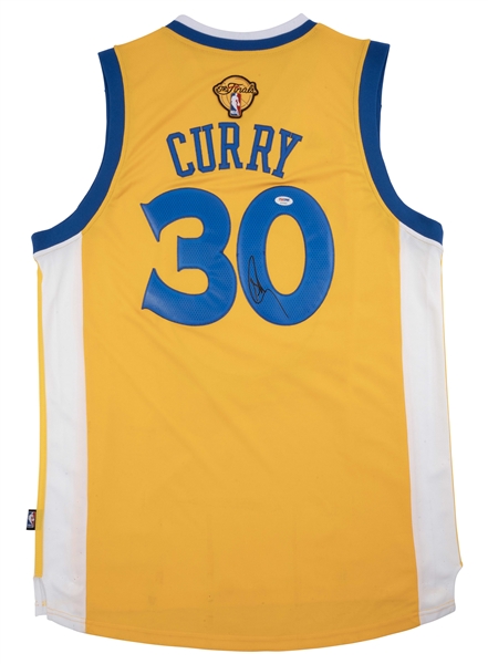 Stephen Curry Autographed Golden State Warriors Jersey – PSA/DNA