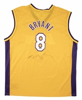 Kobe Bryant Autographed Los Angeles Lakers Home #8 Jersey – Beckett LOA