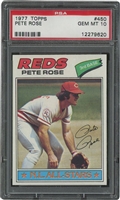 1977 Topps #450 Pete Rose – PSA GEM MT 10