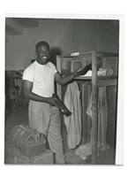 C. Late 1940s Jackie Robinson "Dodgertown Spring Training Locker" Original Photo by Barney Stein – PSA/DNA Type II, Stein Family Collection