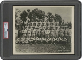 1936 New York Yankees World Series Champions Original Team Photograph – PSA/DNA Type III