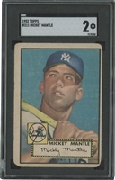1952 Topps #311 Mickey Mantle – SGC GD 2