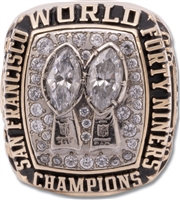 1984 San Francisco 49ers Super Bowl XIX Salesman Sample Ring