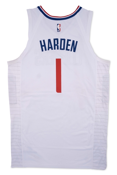 11/6/2023 James Harden Los Angeles Clippers Debut Game Worn & Photomatched Jersey – Sports Investors LOA