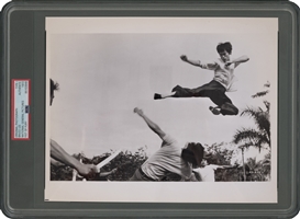 1972 Bruce Lee "Fists Of Fury" Original Photograph (One of His Most Iconic Images!) – PSA/DNA Type 1