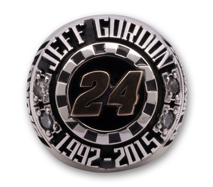 1992-2015 Jeff Gordon NASCAR Hendrick Motorsports Retirement Ring