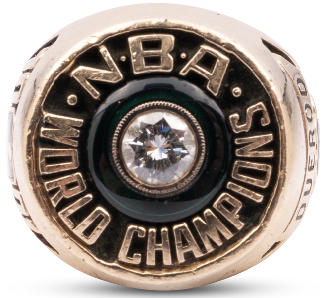 1981 Boston Celtics NBA Champions 14K Gold Ring (w/ Diamond) Presented to Guard Terry Duerod – Widow LOA