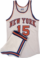 C. 1972-74 Earl Monroe New York Knicks Game Worn Home Uniform (Jersey & Shorts) Photomatched to Championship Dynasty Era – MEARS A9.5, Resolution LOA
