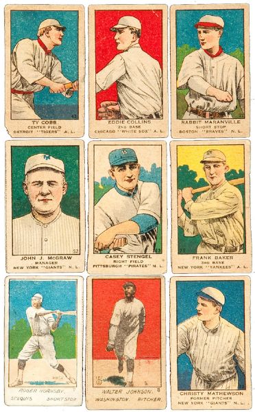 1919-21 W514 (50), 1920 W516-1 (4), AND 1921 W516-1-2 (2) LOT WITH MANY HALL OF FAMERS PLUS EXTRAS